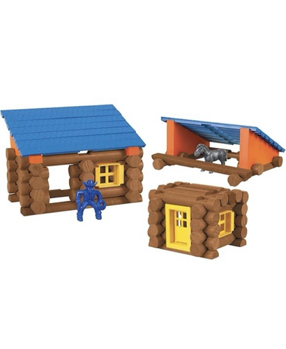 NEW Oak Creek Lodge Lincoln Logs Building Set Real Wood 137 Parts and Pieces - Picture 5 of 5