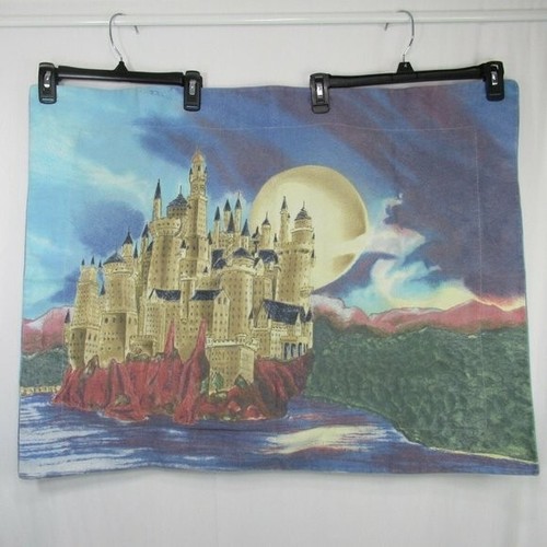Harry Potter Hogwarts Standard Pillow Sham Cloak of Dreams Blue 24 x 31" Inch - Picture 5 of 12