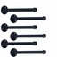 tlbtek 6 pcs 8inch rustic pipe decor industrial shelf bracketsvintage industr...