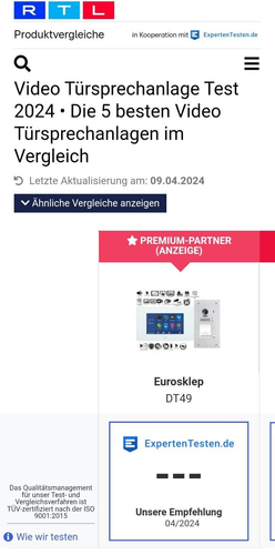 ZWEIFAMILIEN SPRECHANLAGE 2DRAHT BUS 2FAMILIEN WEITWINKEL KAMERA 170° - Bild 2 von 23