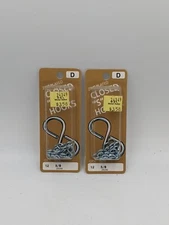 Zinc Plated Closed S Hooks, Midwest Fastener, 5/8 24349, Lot of 24