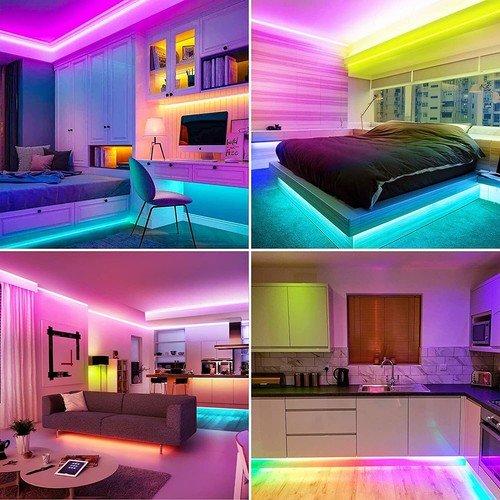 RGB LED Strip Lights IP65 Waterproof 5050 5M-30M 44key IR Controller 12V - Picture 3 of 15