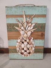 shell art wall hanging