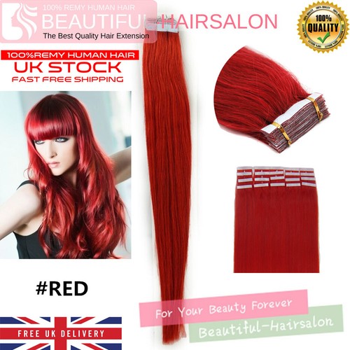Extensiones de cabello humano Best 8A 14""-24"" en cinta 100 % Premier Remy Reino Unido 31 colores A9 - Imagen 61 de 68