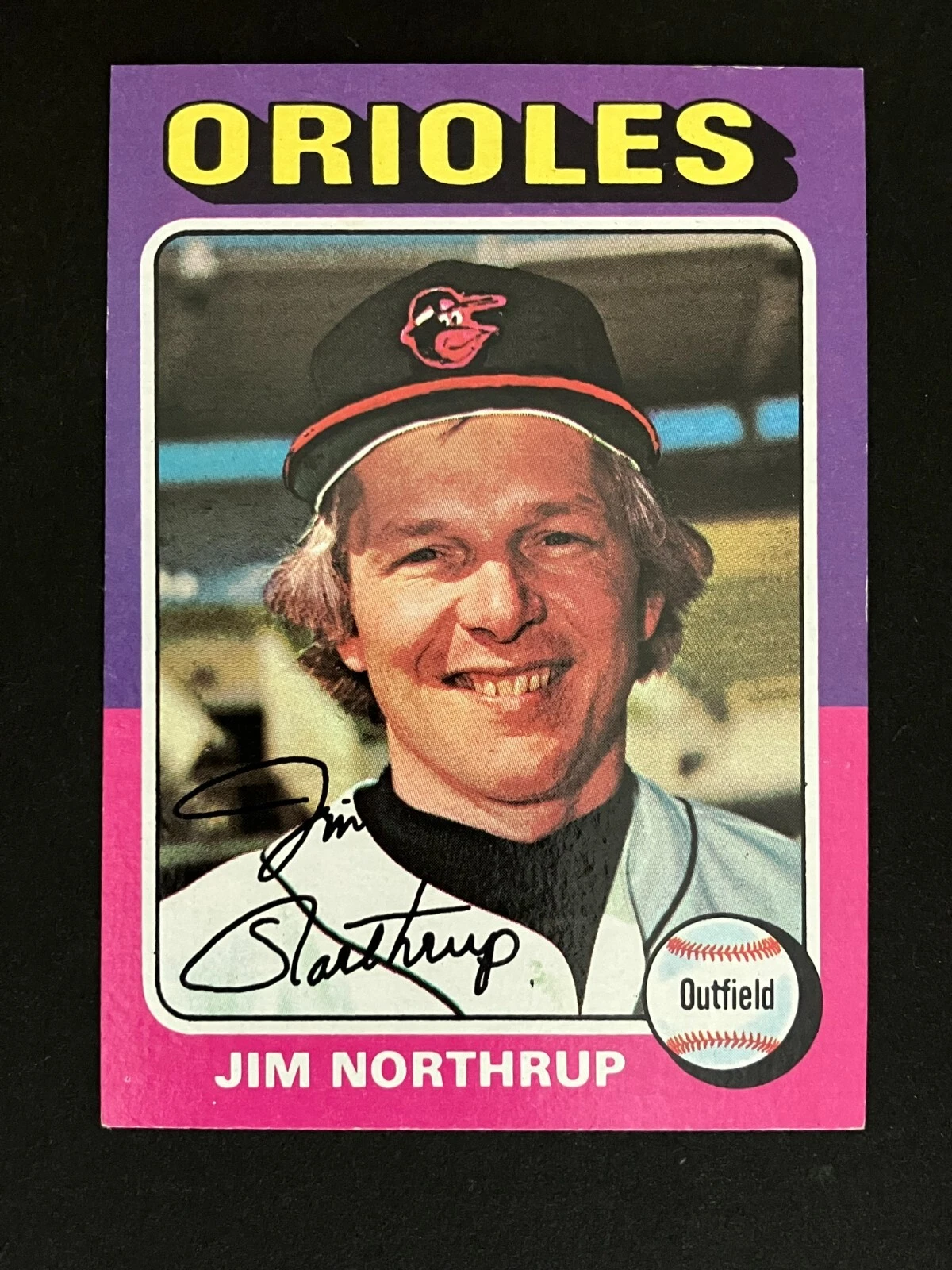 1975 TOPPS MINI HI-GRADE SET BREAK - JIM NORTHRUP -CARD #641 - ORIOLES - NM-MT