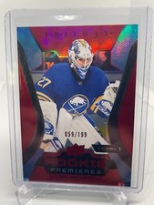2023-24 Upper Deck Trilogy Hockey - Devon Levi Rookie Premier Red 59/199