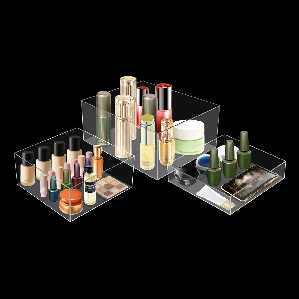 3 juegos de soportes elevadores de exhibición de 8/9/10 pulgadas soportes de exhibición fondos huecos Foto 4 de 4