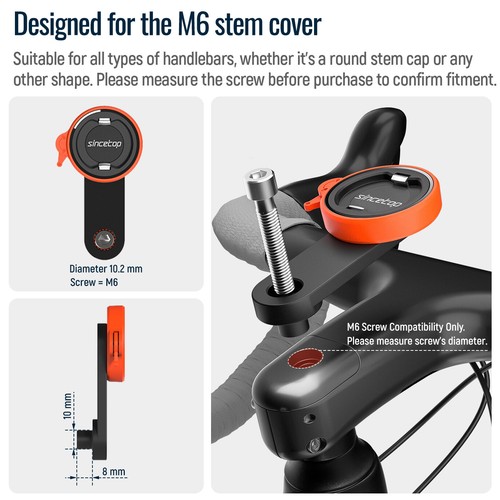 Mountain Bike Stem Phone Mount,Aluminum Bicycle MTB Phone Holder【Series C-Gen1】 - 第 2/10 張圖片