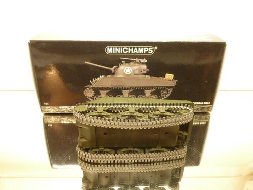 MINICHAMPS 40000 SHERMAN M4A3 AMERICAN TANK - ARMY GREEN 1:35 - VERY GOOD IN BOX - Foto 9 di 10