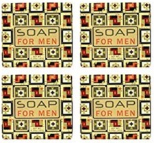 Greenwich Bay 1.9oz Soap, For Men - Set of 4 R5H028 