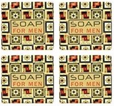 Greenwich Bay 1.9oz Soap, For Men - Set of 4 (R5H028)