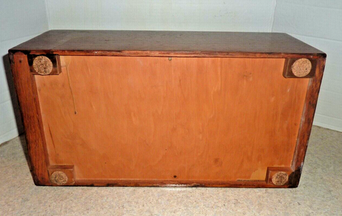 Globe Wernicke Oak Index File Card Cabinet - Picture 7 of 8