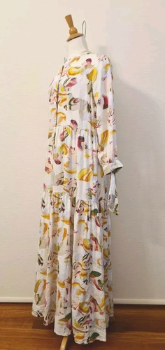 KHOLO & Emily Green Women's Printed Maxi Dress Size TALL 10, GUC - Picture 2 of 12
