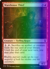 Warehouse Thief (205/1080) Commander Legends Battle for Baldur's Gate LP FOIL