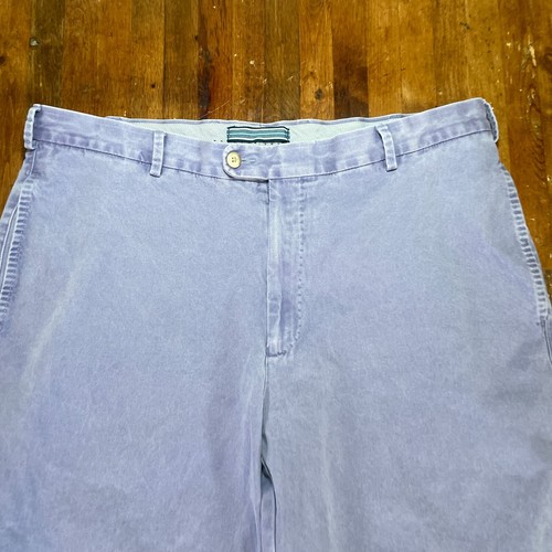Peter Millar Shorts Mens 36 Purple Khaki Chino Casual Golf Preppy 8" Inseam - Picture 2 of 12