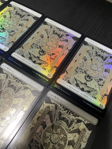 MTG Basic Lands FOIL x50 Full Art Set je 10 Phyrexian All Will Be One - Bild 6 von 10