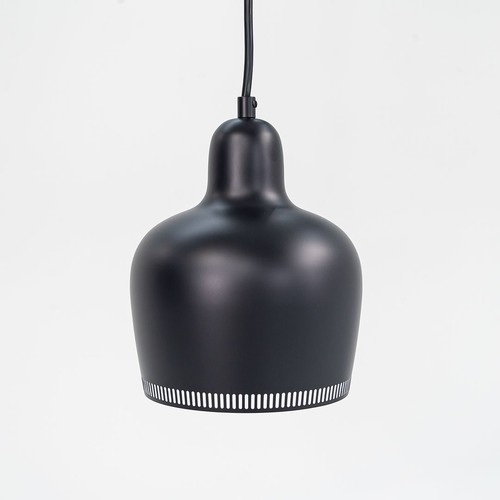 Nuova lampada a sospensione Aino & Alvar Aalto Artek campana dorata in nero A330s 10+ disponibili - Foto 5 di 8