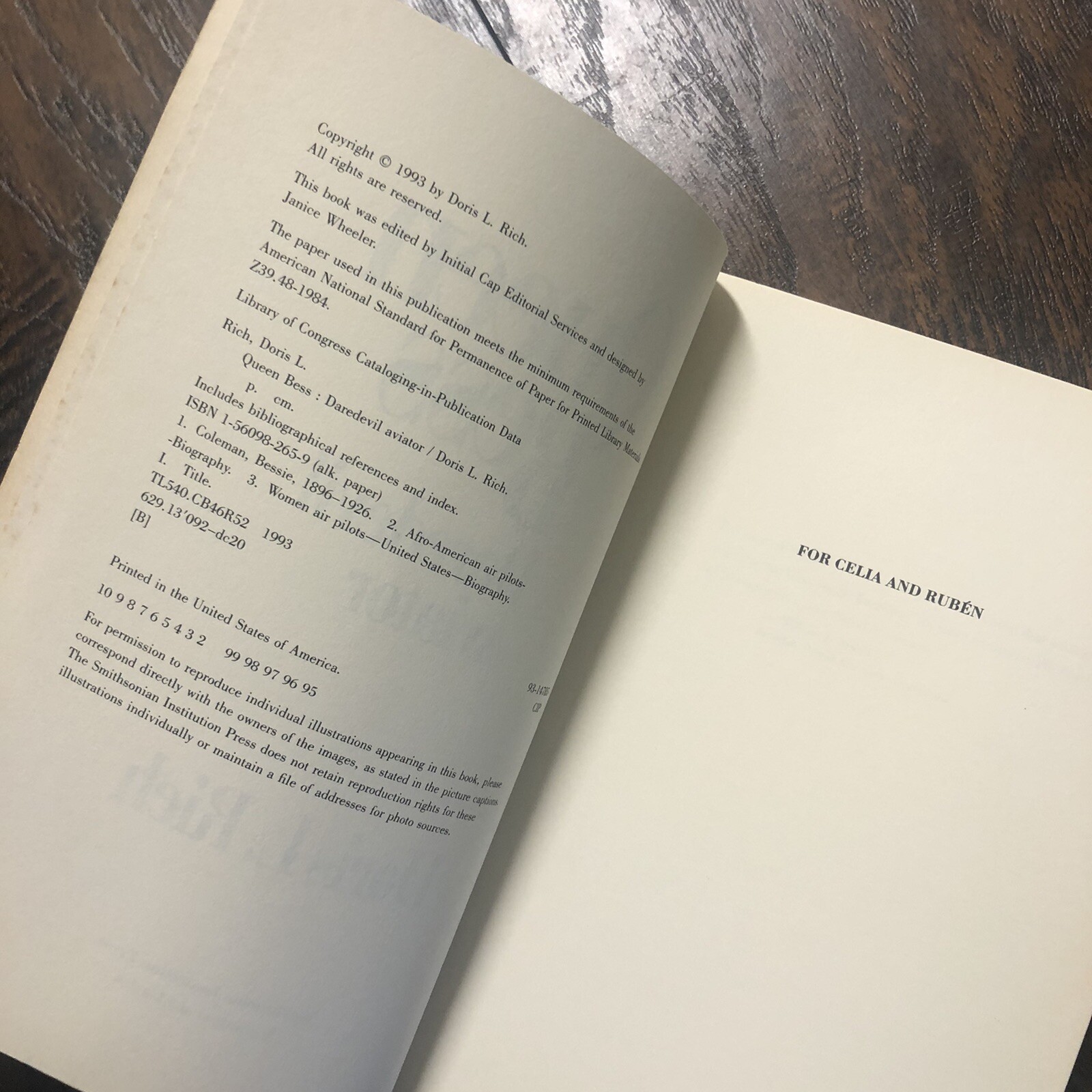 Queen Bess Daredevil Aviator By Doris L Rich 1993 Hardcover For Sale Online Ebay