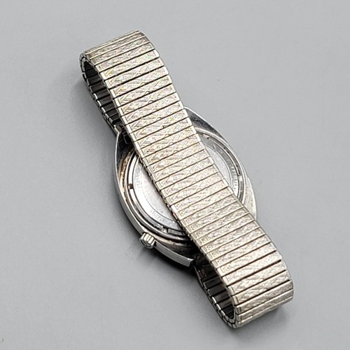 Orologio da polso uomo vintage Bulova Accutron acciaio inox forcella tuning - Foto 6 di 12