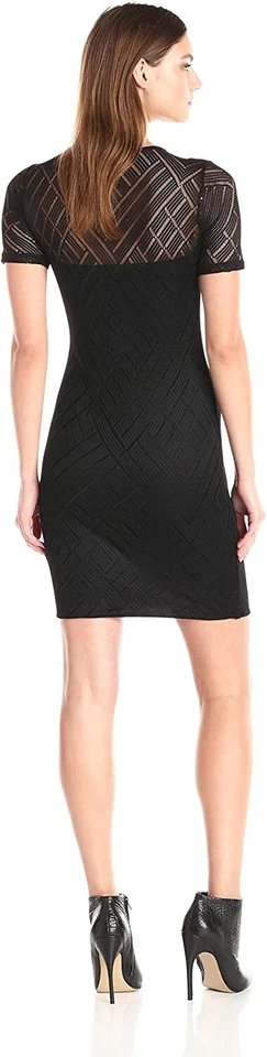 Vestido Vaina Three Dots 241112 Mujer Angelina Forrado Encaje Negro Talla Mediana Foto 3 de 3