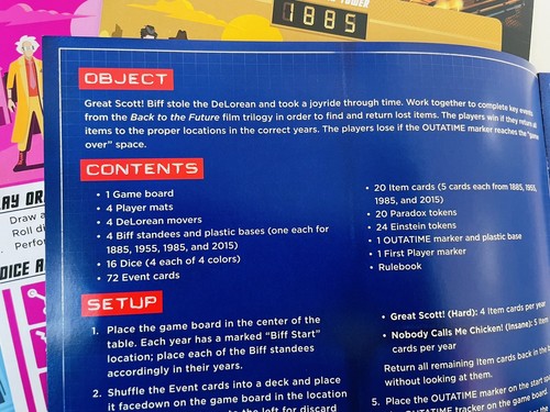 Ravensburger Back to the Future: Dice Through Time Board Game Complete - Picture 7 of 8