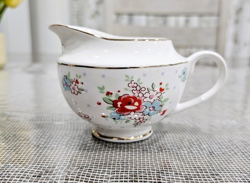 Grace Teaware Fine Porcelain Creamer, Sugar Bowl & Lid Set Multicolor Floral - Picture 12 of 16