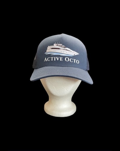 Active Octo Yacht Adjustable Mesh Trucker Hat Baseball Cap New - Picture 12 of 16