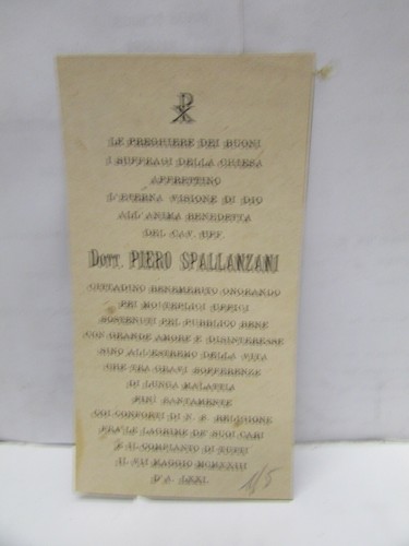 santino - DE PROFUNDIS CLAMAVI AD TE, DOMINE - mag.1923, seppiato - sc5 - - Imagen 2 de 2
