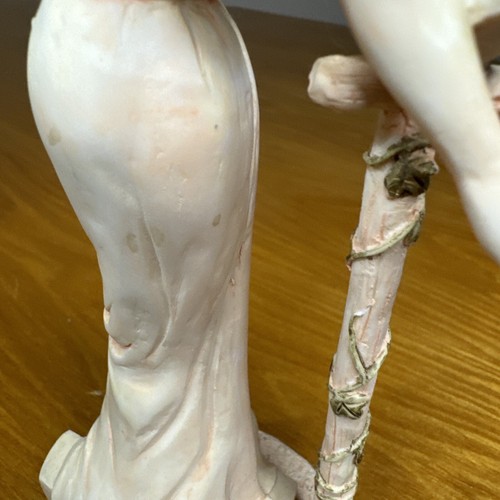 Artmark Marlo Collection Vintage Figurine Lady standing steps Beside Bird Stand - Picture 17 of 20