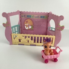 My Little Pony Newborn Cuties Nursery Playset Scootaloo Figure Buggy Hasbro 2008