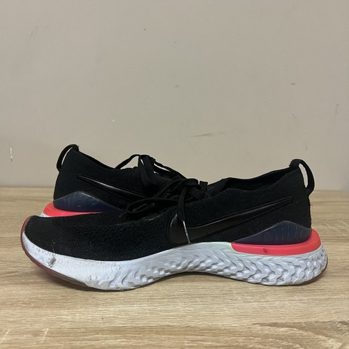 Scarpe da corsa Nike Epic React Flyknit 2 BQ8927-003 nere sneakers 9,5 - Foto 5 di 14