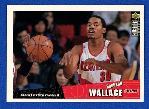 Lote de tarjetas Rasheed Wallace (5) Rc Topps 193 -99 Aros 137- 99 UD 97- Casi Como Nuevo - Imagen 4 de 5