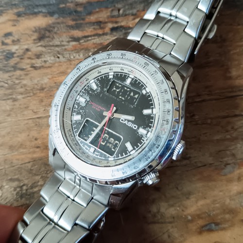 Orologio vintage analogico-digitale " CASIO " MTP-4700 4754 Japan movt - Zdjęcie 2 z 18