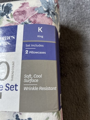 Better Homes & Gardens floreale 300 TC cotone sateen 2 pz. Federe king size - Foto 9 di 14