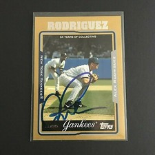 2005 Topps Alex Rodriguez autographed #55/2005