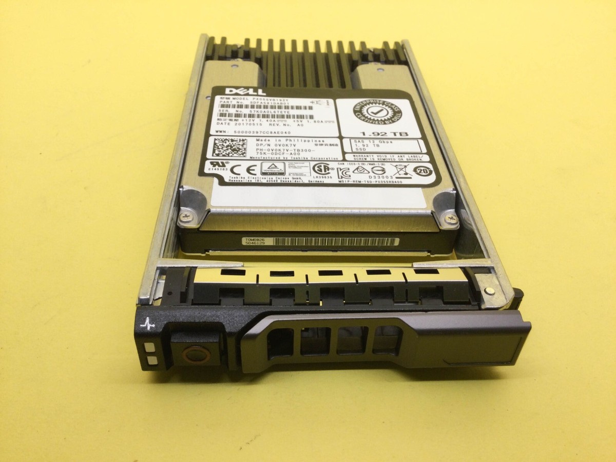 V0K7V Dell 1.92TB SAS 12Gb/s Mix Use 2.5