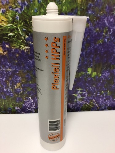 Plexisil Silikon Dichtstoff für Plexiglas Makrolon Stegplatten Kunststoff Glas  - Bild 1 von 2