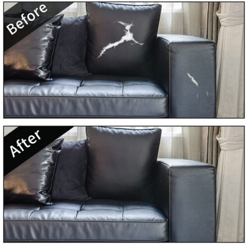 Self-Adhesive Patch Leather Repair Tape for Car Seats Couch Furniture Upholstery - Picture 3 of 29