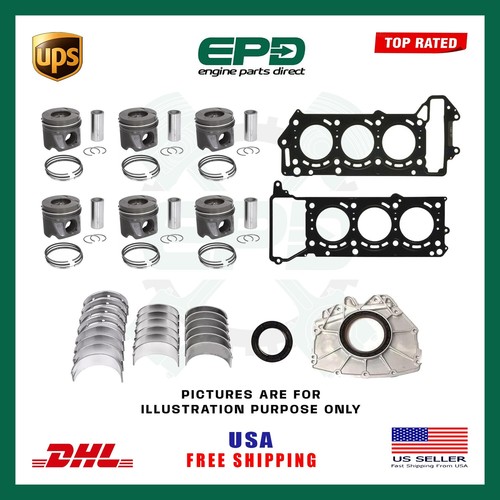 MERCEDEZ BENZ C CLASS SPRINTER OM642 3.0L ENGINE REBUILD KIT & PISTONS RING SET