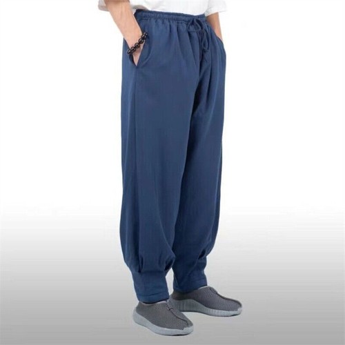 Buddhist Monk Pants Shaolin Kung Fu Pants Autumn Winter Trousers Tai Chi Trouser - Picture 23 of 27
