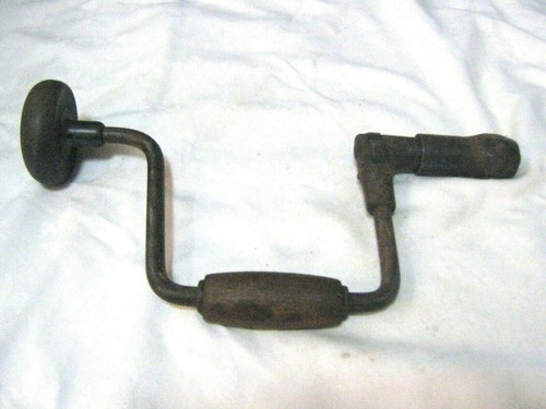 Vintage U.S. Steel & Timber John S Fray No1105 Reversible Ratcheting Drill Brace - Bild 3 von 7