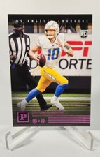 Justin Herbert 2020 Panini Chronicles Panini Pink Foil Parallel PA-3 RC Rookie 