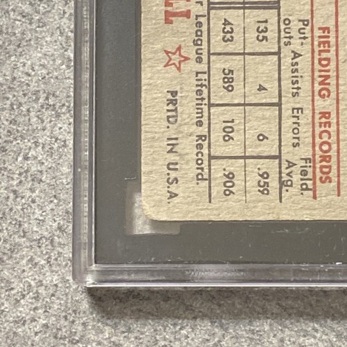 1952 Topps #311 Mickey Mantle Rookie High Number HOF  SGC A Authentic  - Picture 10 of 11