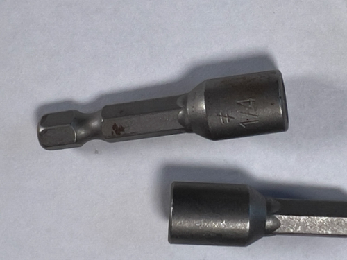 Sechskantantrieb 6 mm 1/4 Zoll Steckschlüssel Adapter Bohrer Nuss Schraubendreher - 10-teiliges Set - Bild 2 von 4