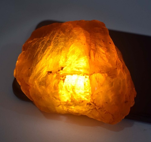 Yellow Golden Fluorite 1422 Ct/71 mm Natural Gemstone Rough Mineral Specimen - Picture 3 of 4