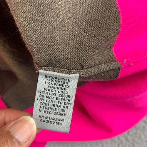 NUEVO Vestido Suéter Eliza J Para Mujer Pequeño Midi Calce Acampanado Color Bloque Elástico - Imagen 12 de 18