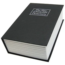 Bluedot Trading Dictionary Secret Book Hidden Safe with Key Lock