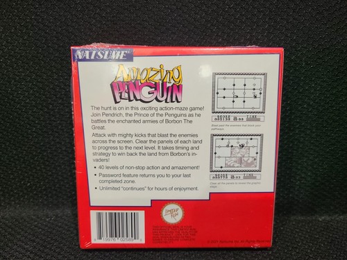 Amazing Penguin BRANDNEU VERSIEGELT für Nintendo Game Boy - limitierte Auflage Natsume - Bild 2 von 10