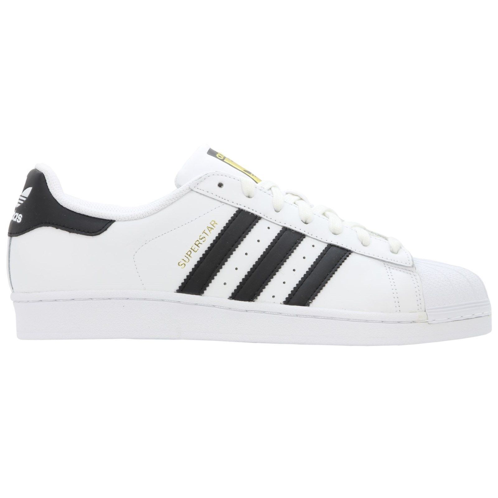 ORIGINAL ADIDAS SUPERSTAR WHITE BLACK LEATHER TRAINERS C77124 ORIGINAL ADIDAS SUPERSTAR WHITE BLACK LEATHER TRAINERS C77124
