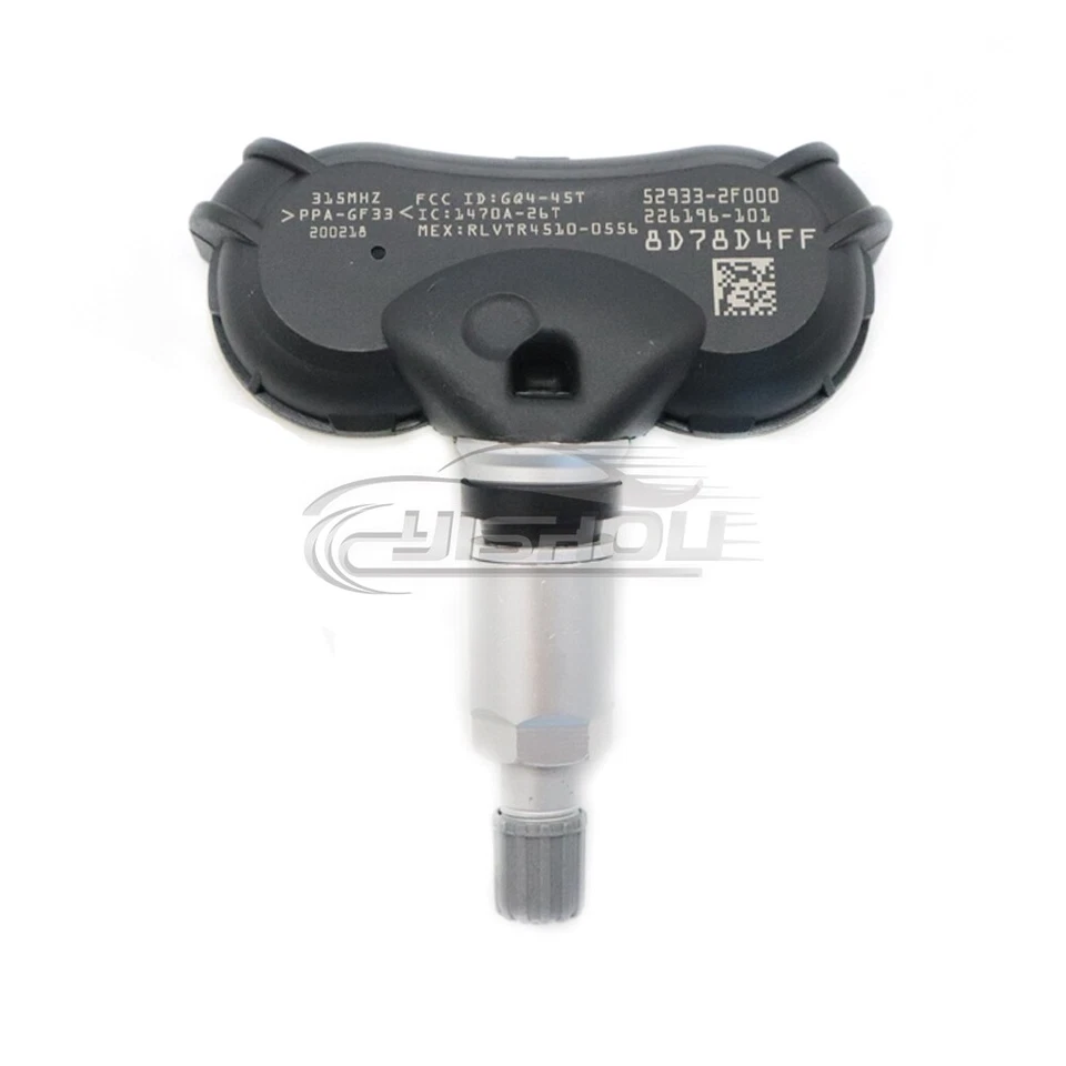 Set of 4 52933-2F000 TPMS TIRE PRESSURE SENSOR For Hyundai & Kia 315MHz — 第 2/4 张图片